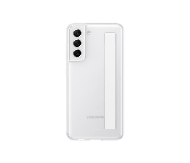 Samsung Slim Strap Cover do Galaxy S21 FE biały - 709974 - zdjęcie